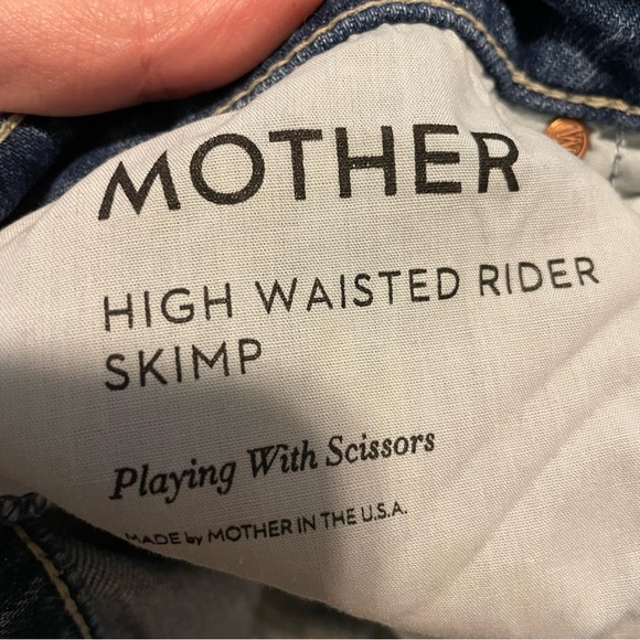 Mother Superior jeans High Waisted Rider Skimp - Picture 7 of 9
